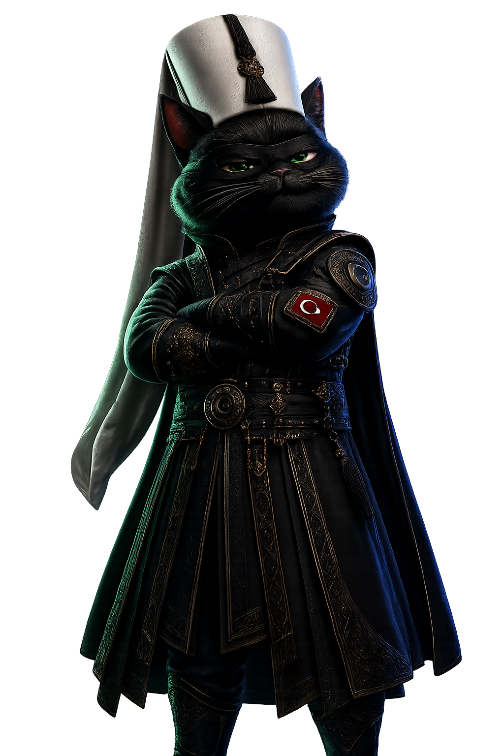 İstanbul Shadow Cat — HarmanVPN maskotu
